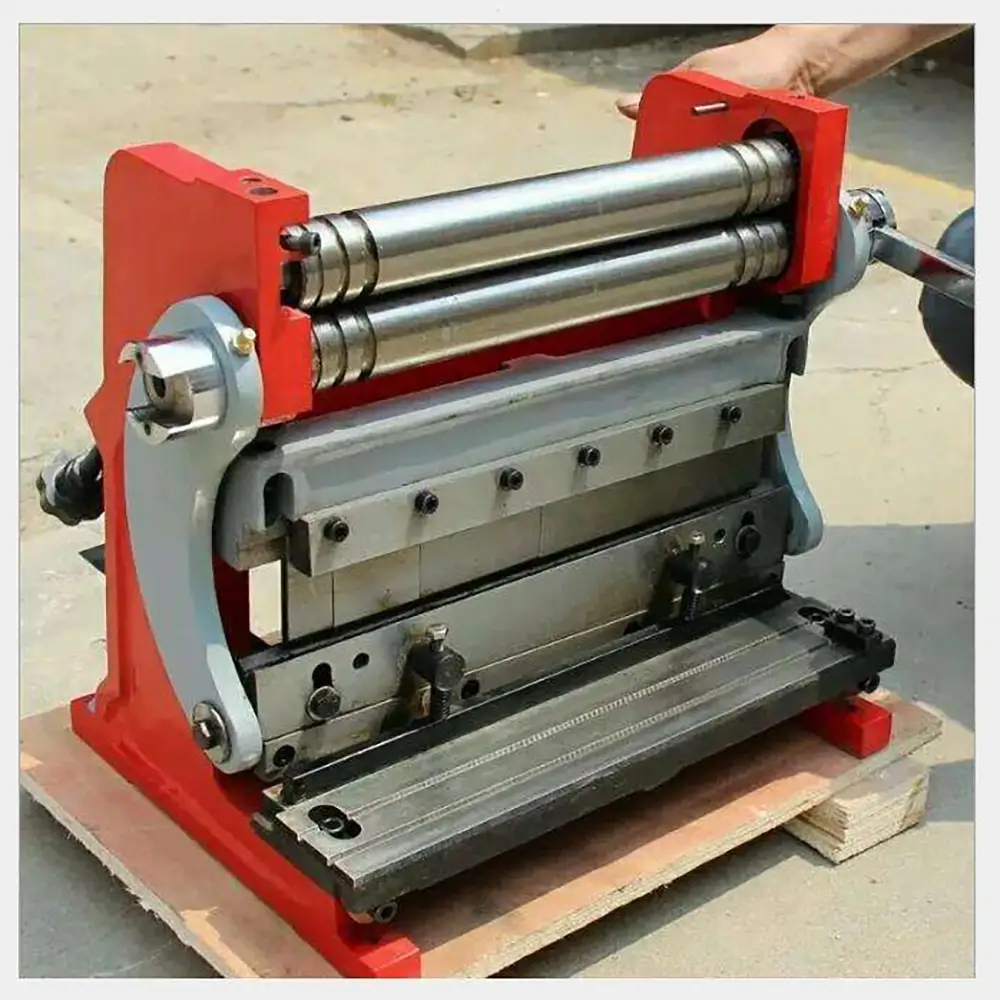 Three Function Bending Cutting Rolling Multifunction Bender Metal Sheet Rolling Machine