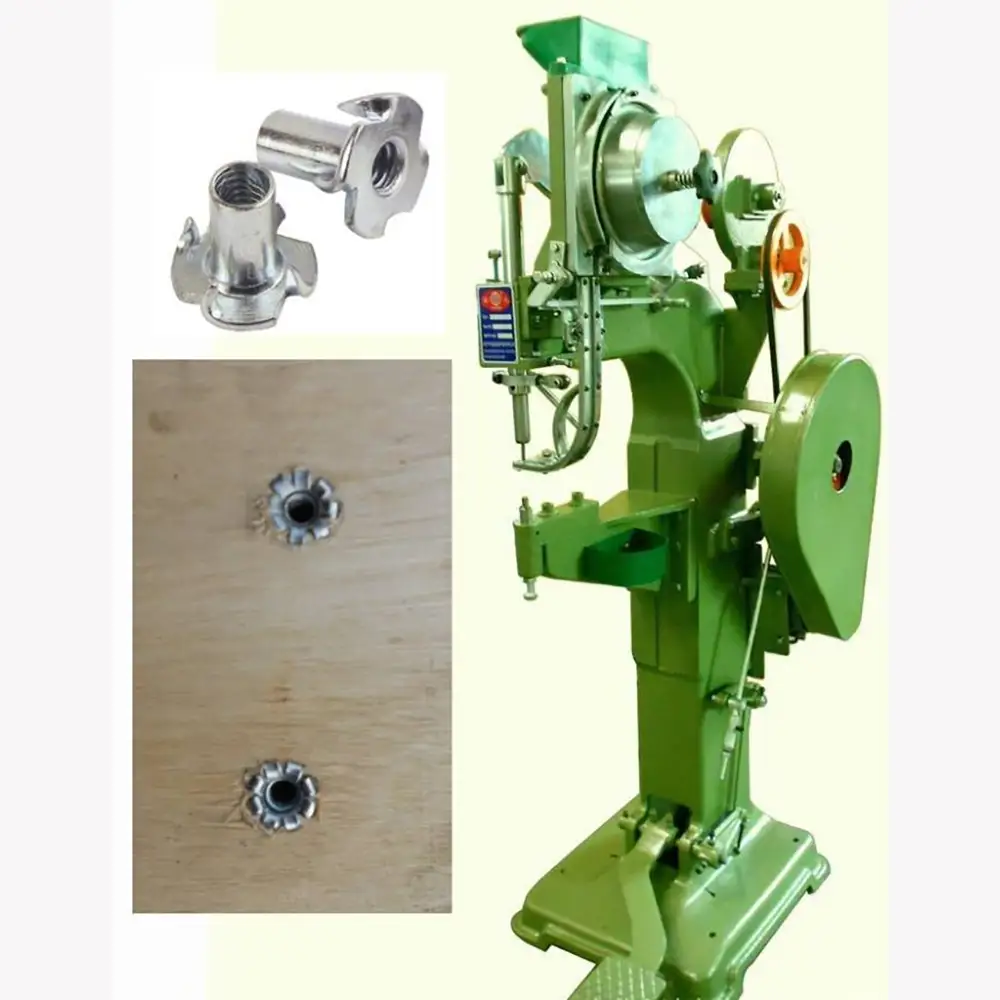 4-Prong T-Nut Automatic Feeding Rivet Machine Metal Riveter Press Riveting Machine