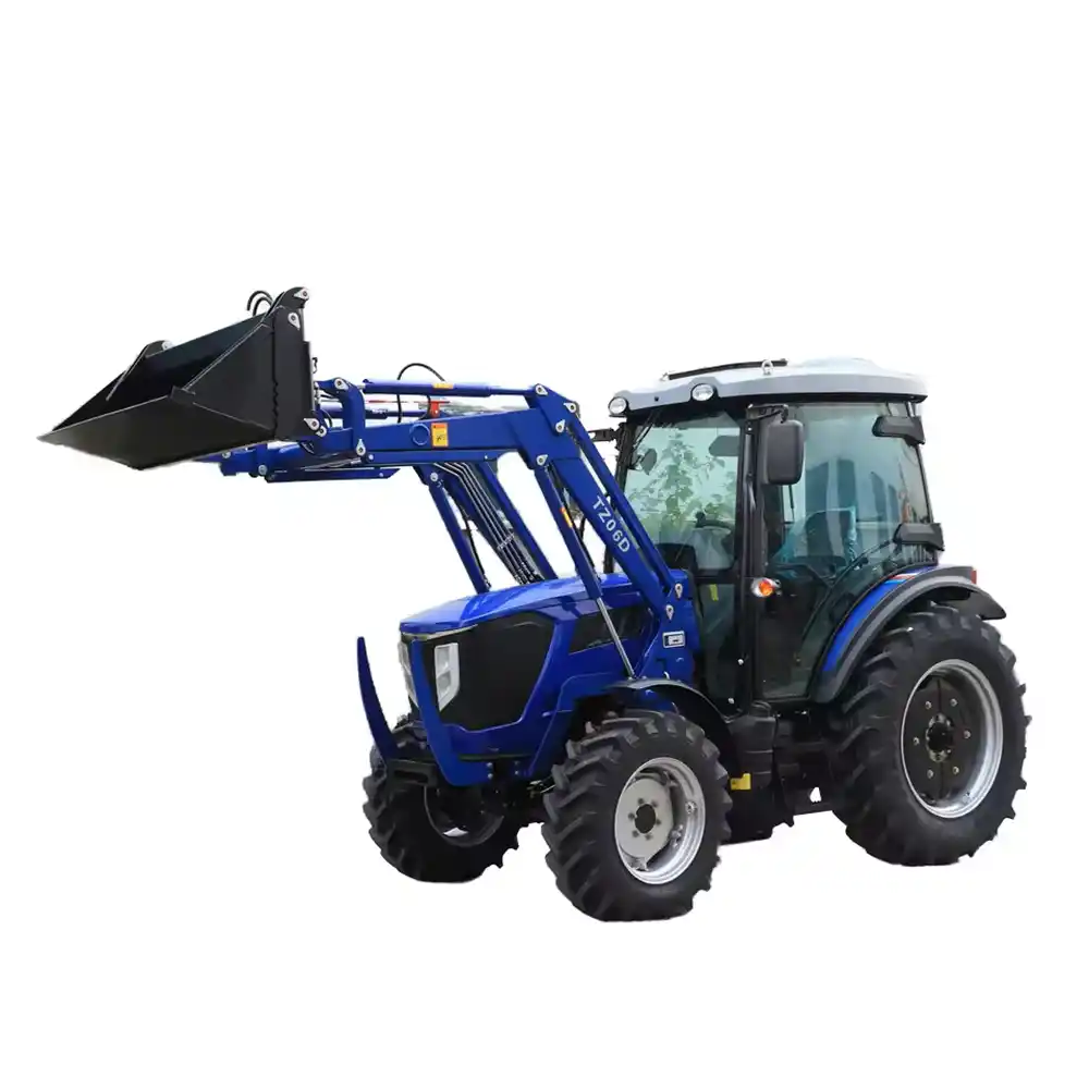 50 HP Agricultural Tractor Euro 5 Compact Tractor 4WD Wheeled Tractor with Front Loader