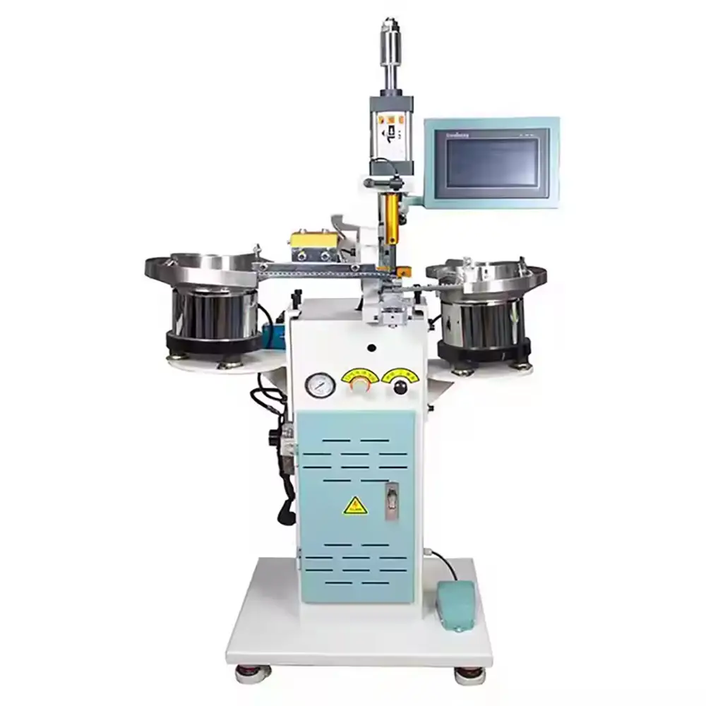 Automatic Feeding Rivets Belt Punching Riveting Machine for Belts Single and Double-sided Rivets