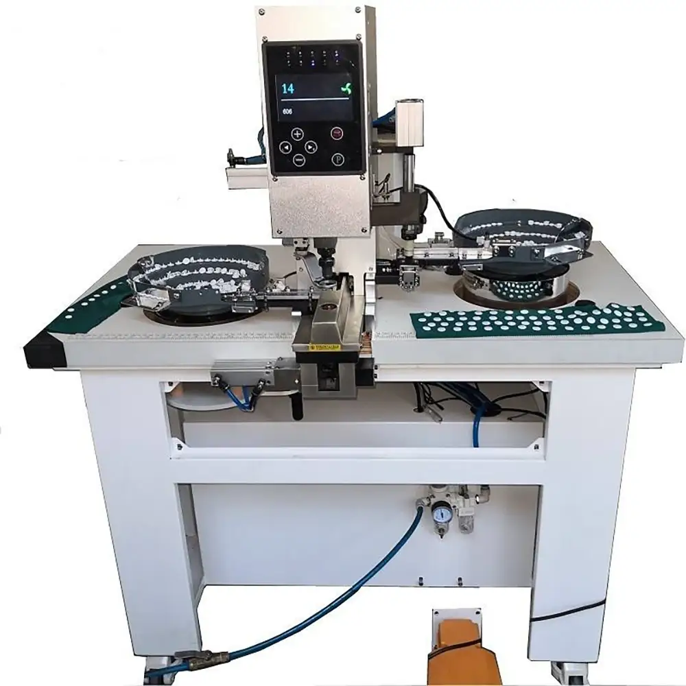 Automatic Garment Mounting Button Riveting Machine Assembling Machine for Button