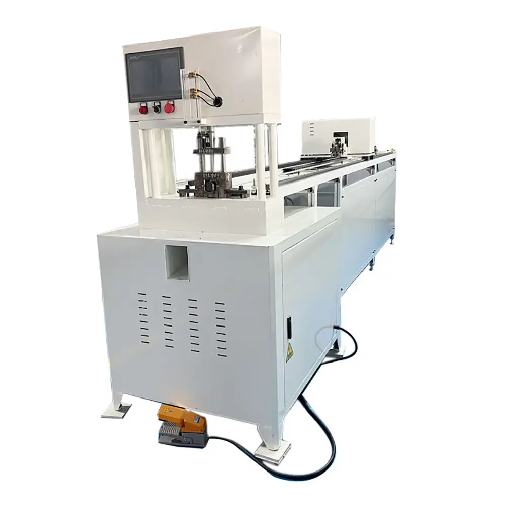 Automatic Single Station Feed Pipe Hole Punching Machine Pipe Hole Cutting Machine