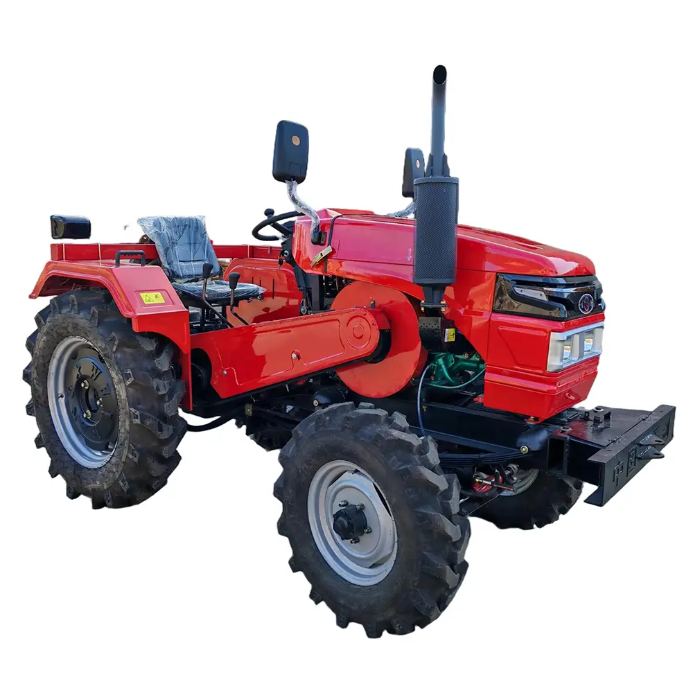 Belt Transmission Tractor with Single Cylinder Diesel Engine