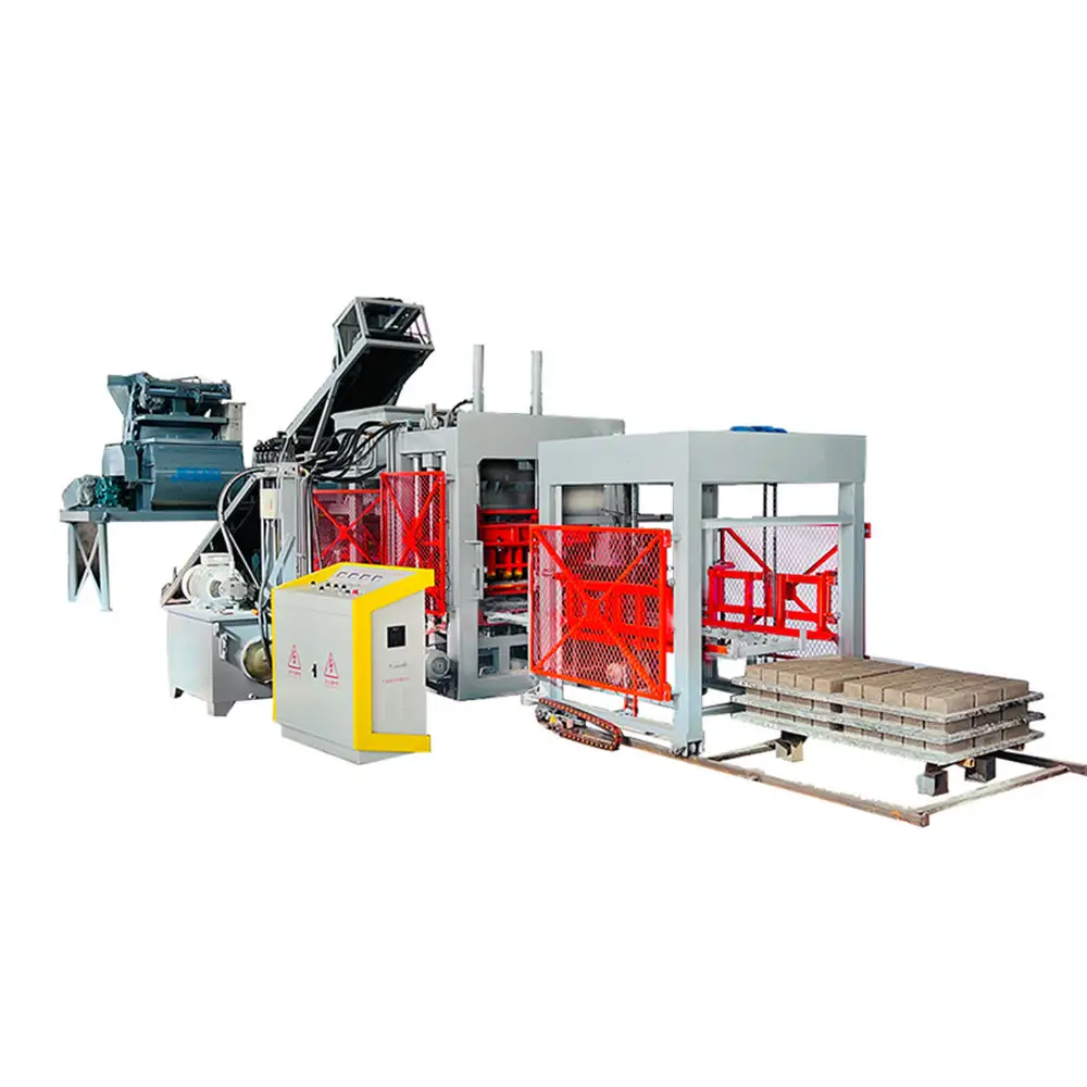Brick Machine Making Automatic Concrete Block Machine