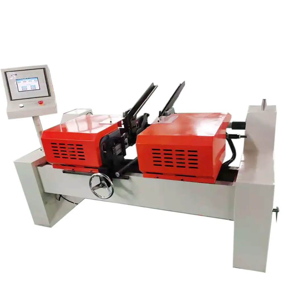 Double Head End Steel Pipe Deburring Machine Round bar Chamfering Machine