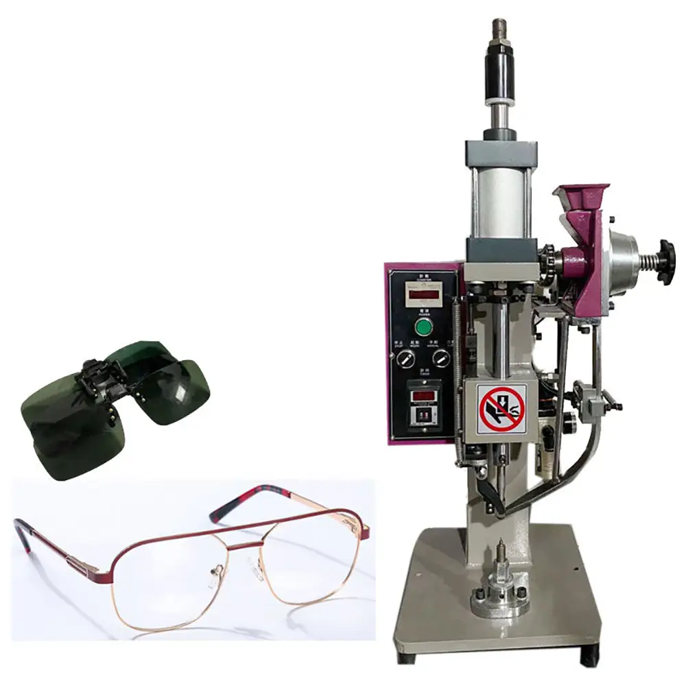 Efficient Small Mechanical Automatic Pneumatic Riveting Machine for Glasses Support