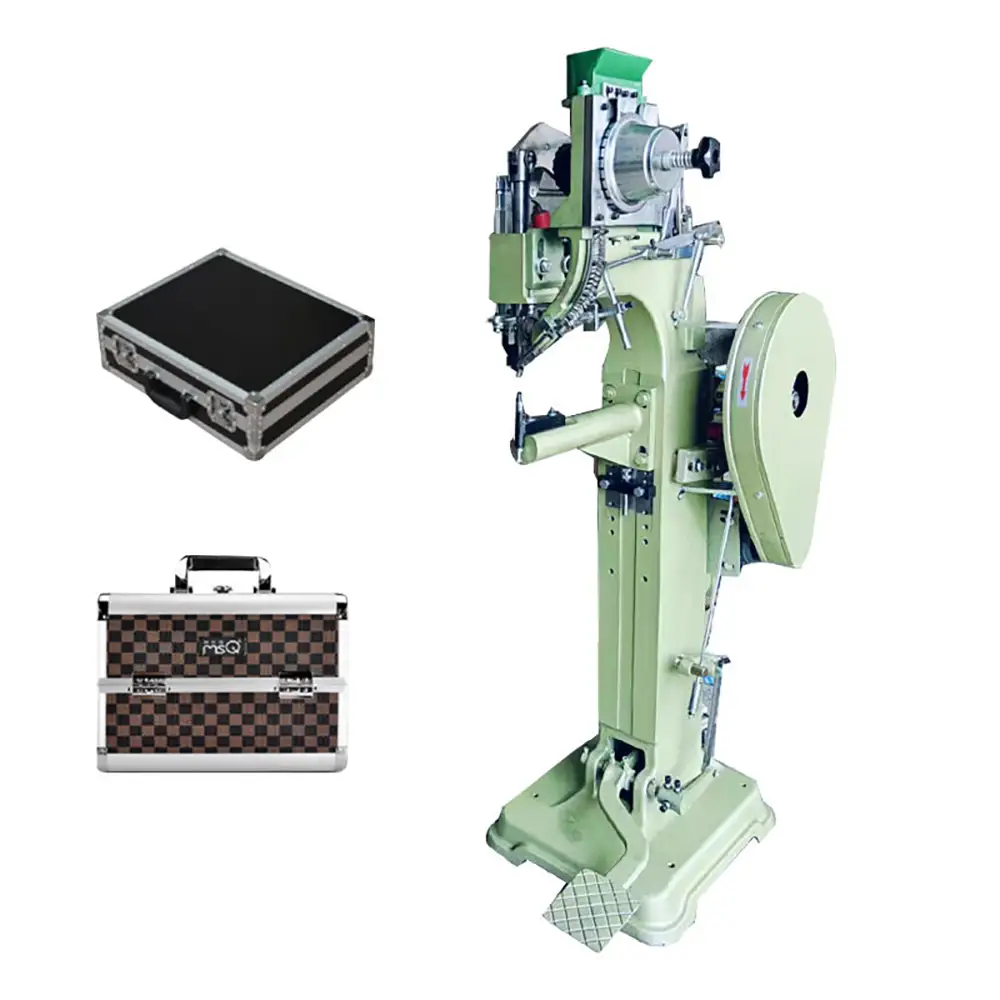 Feed Automatically Trolley Case Automatic Large Luggage Box Bags Riveting Machine