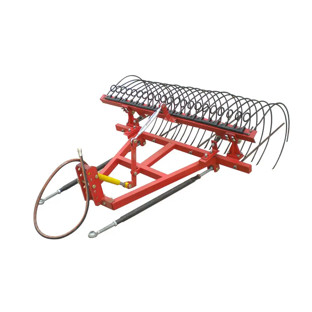 Hay Rake, Tractor Mounted Tine Hay Rake, 3 Point Hay Rake