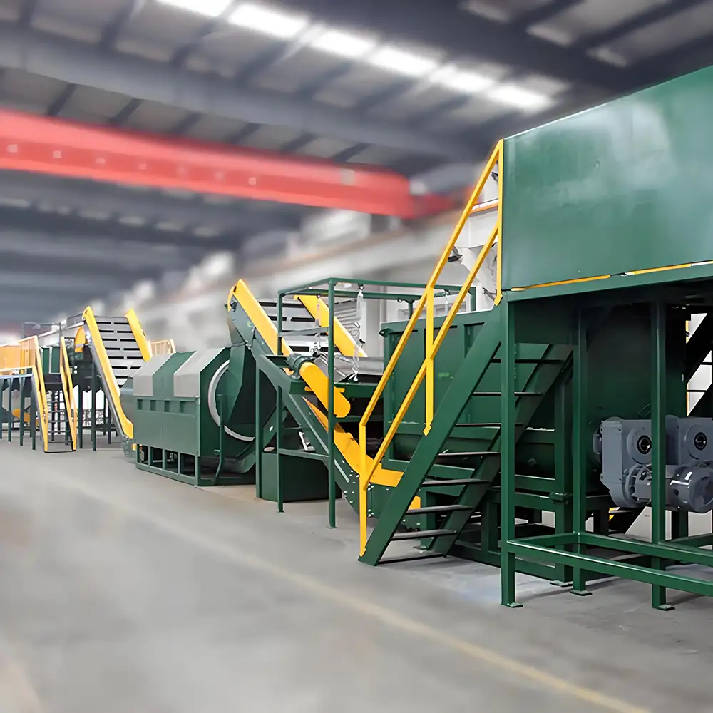 High Efficiency and Energy - Conserving Waste Plastic Cleaning Line