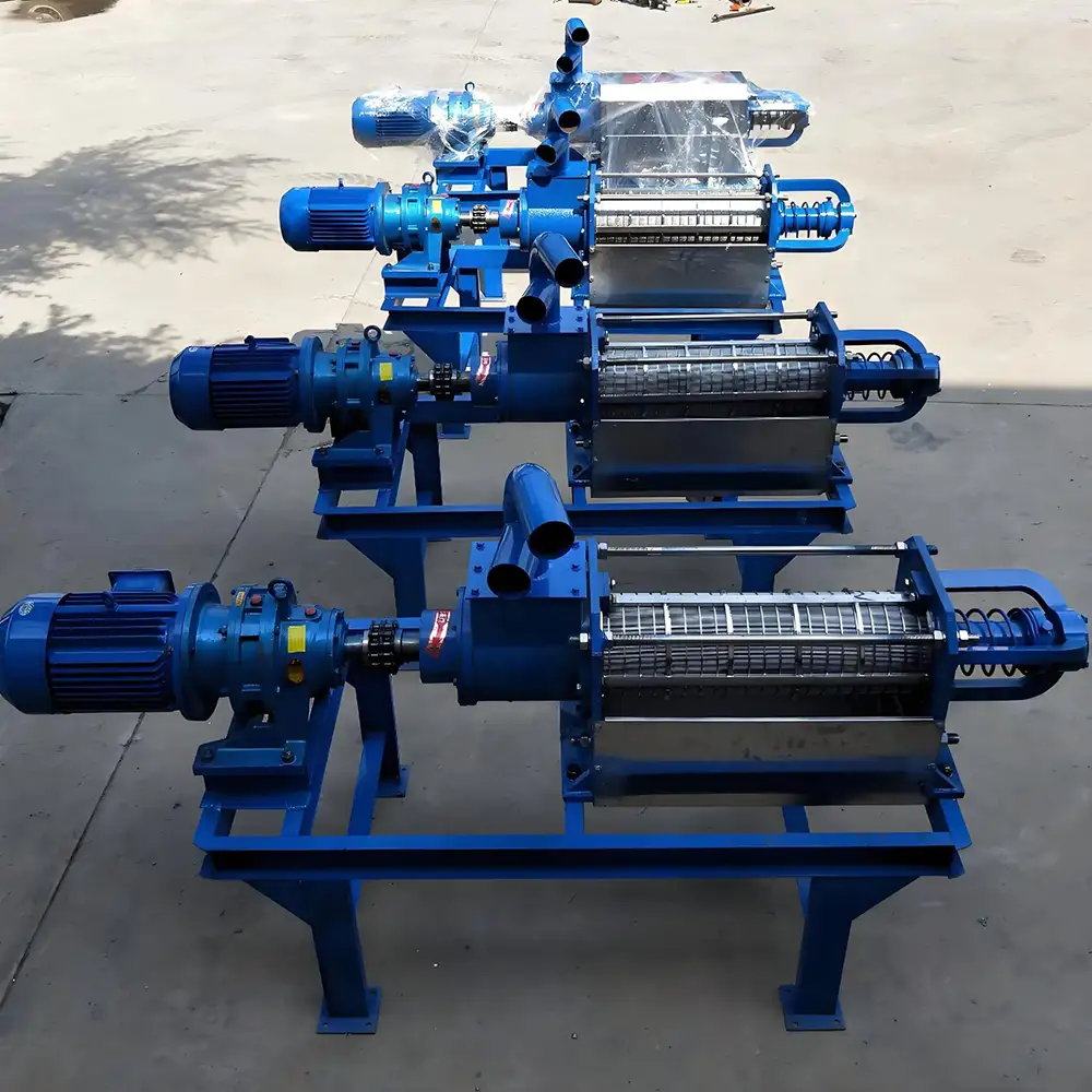 High Efficiency Oil Sludge Dewatering Separator Machine Horizontal Screw Decanter