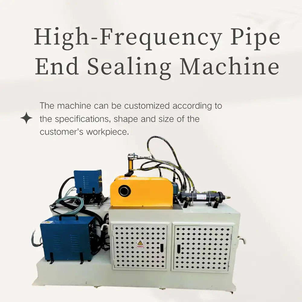 High-Frequency Pipe End Sealing Machine for Refrigeration & Pressure Leak Testing