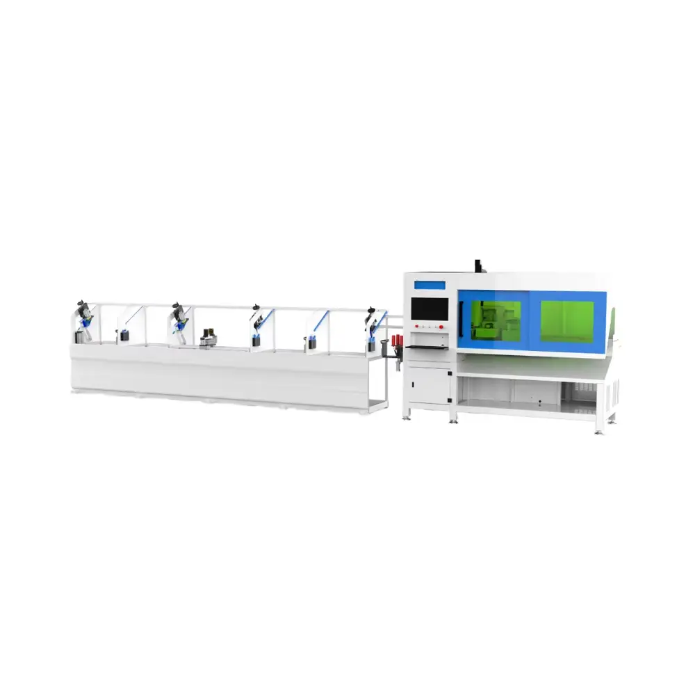 High-speed Laser Cutting Machine, No Chuck, Clamping Fixture, Feeding Length