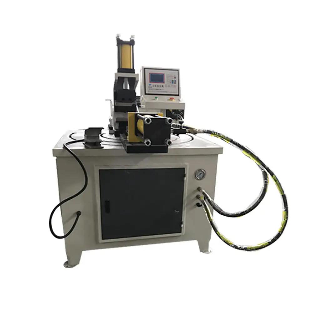 Horizontal Hydraulic Metal Pipe End Arc Punching Machine