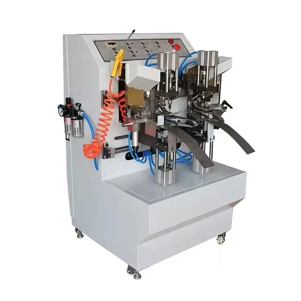 Industrial File Folder Arch Packaging Bags Snap Button Fastener Riveting Machine