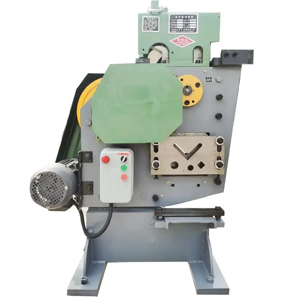Ironworker Mini Hydraulic Iron Worker Machine Punching Shearing Angle Cutting Machine