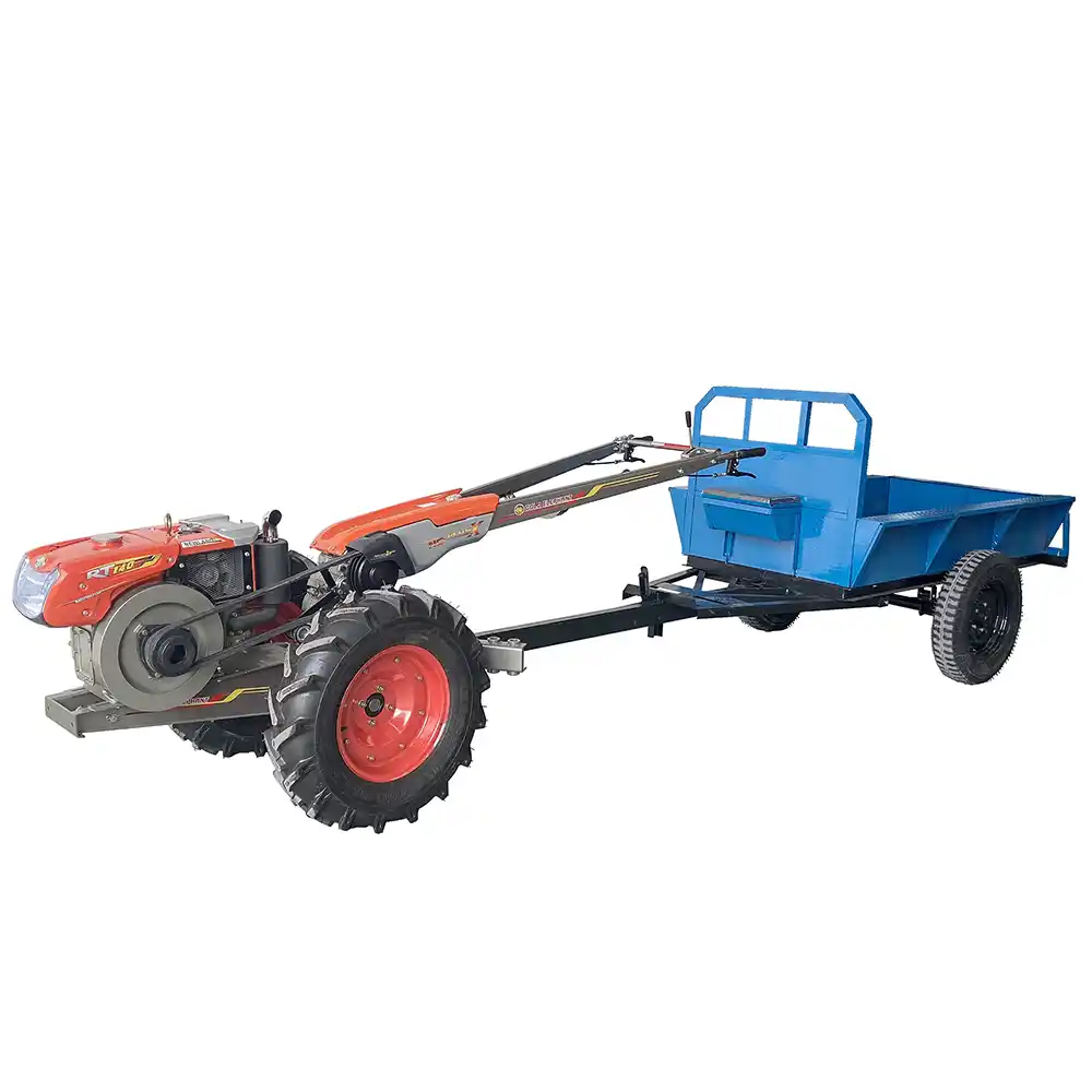 Kubota Walk Behind Tractor with Trailer