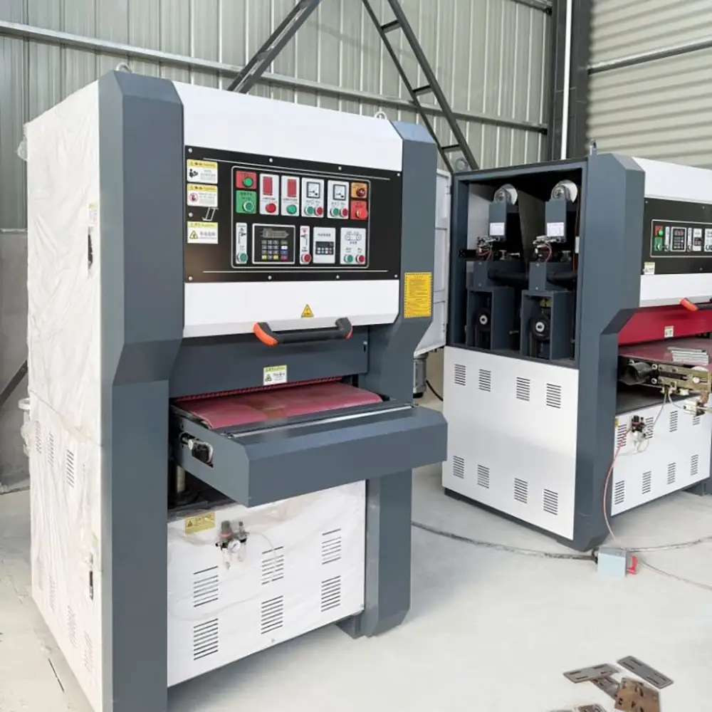 Metal Edge Chamfering Deburring Machine with Magnetic Vacuum Adsorption Universal Wheel Polishing Equipment