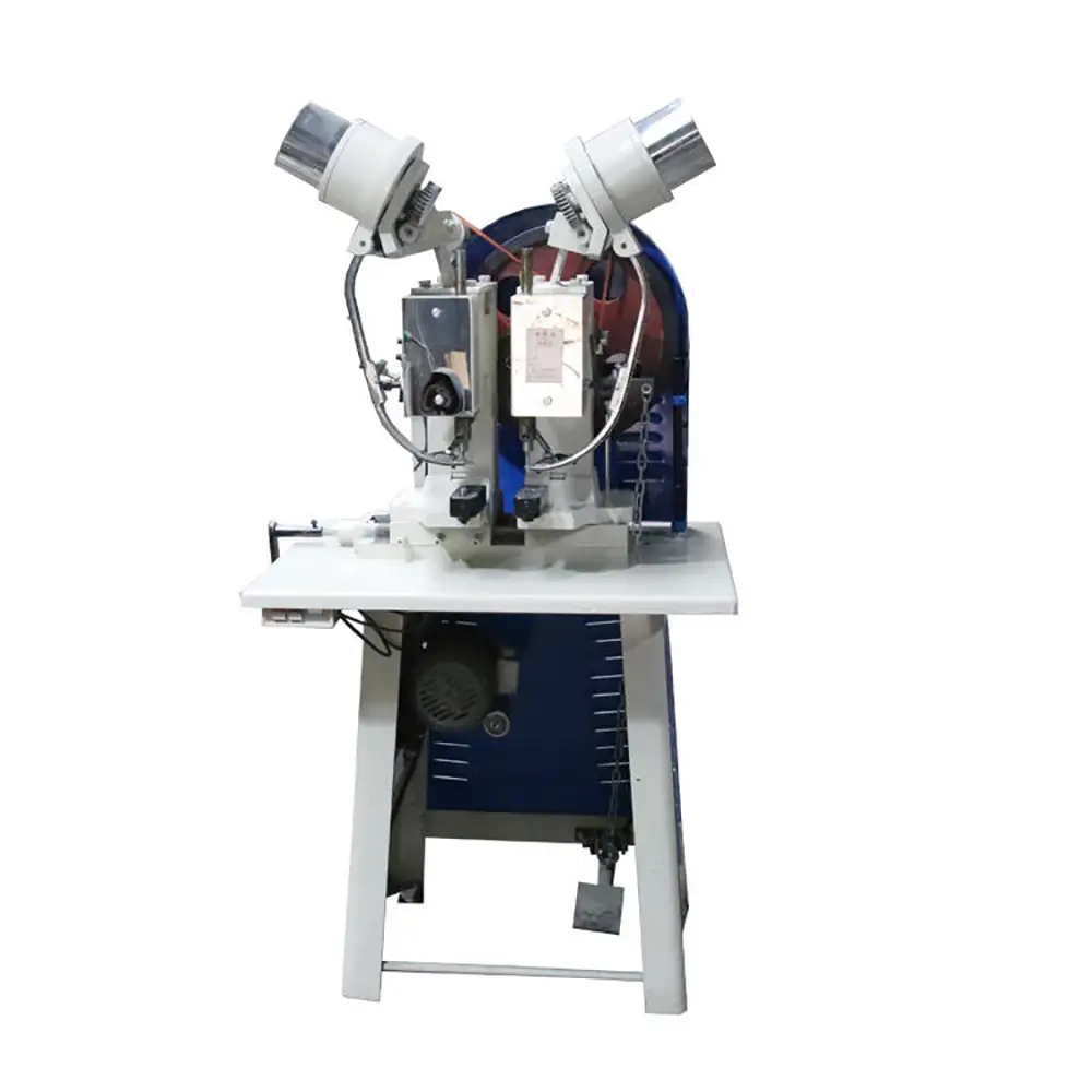 Multi-function Double Head Handbag Gift Box Eyelet Button Machine Shoes Eyeleting Buttonhole Machine