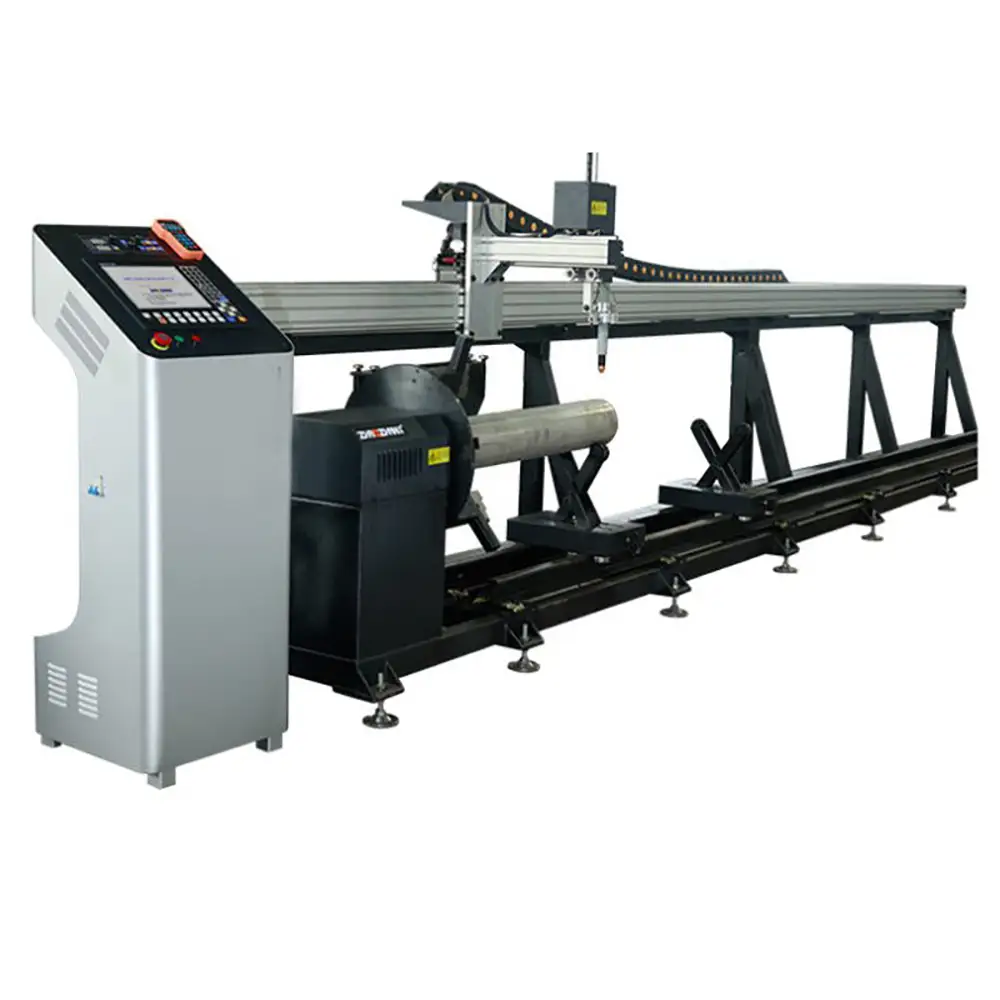 Numerical Control Stepper Motor Circular Tube Intersection Line Plasma Cutting Machine