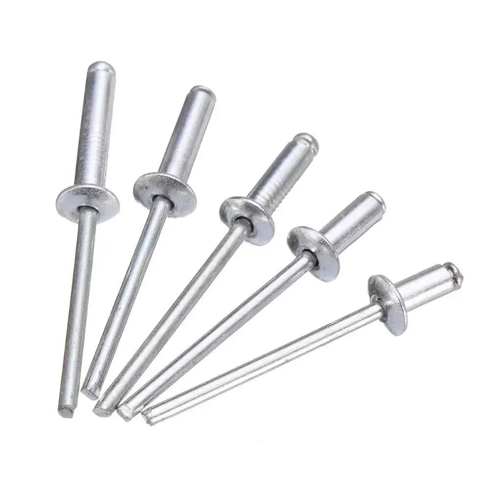 Open End Pop Blind Rivets with Dome Head 2mm-6.4mm Steel Mandrel & Aluminium Blind Rivets Variety Sizes