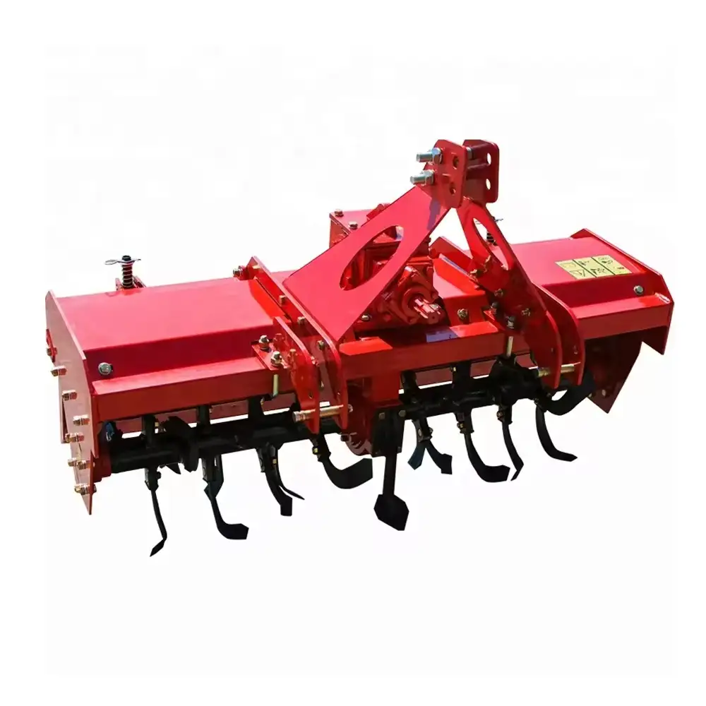 Rotary Tiller, Middle Gear Box Transmission, Tractor 3 Point Hitch Cultivator, PTO Driven Rotavator