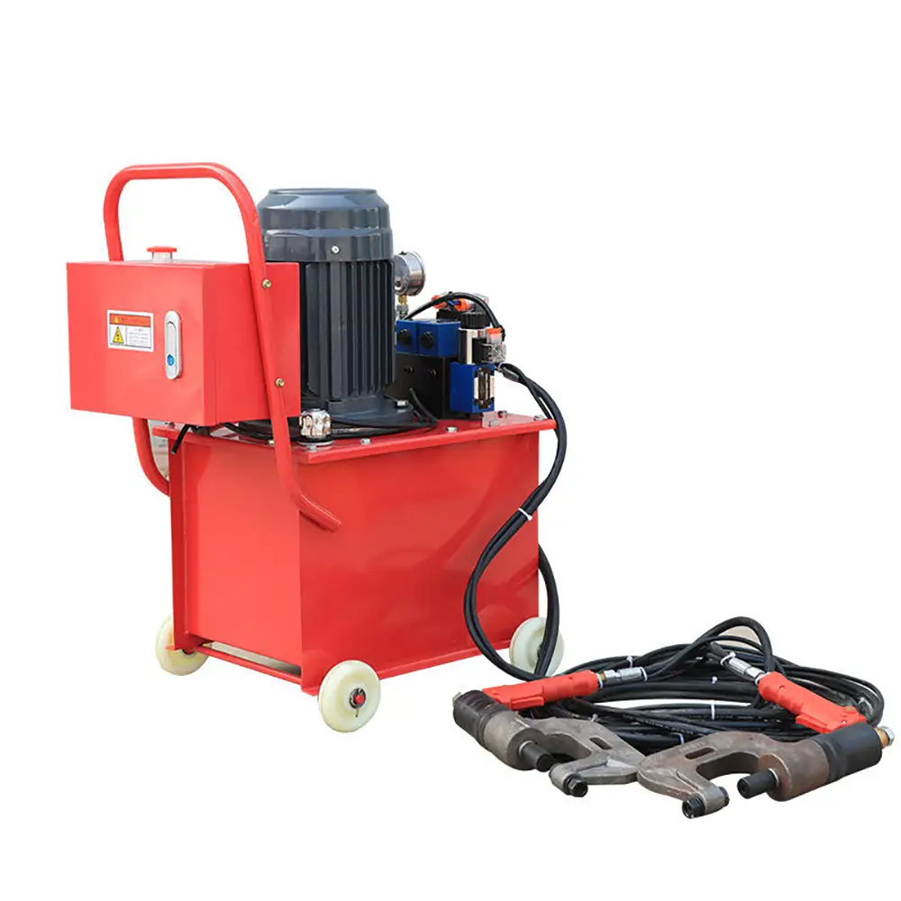 Single and Double Guns Handheld Hydraulic Riveting Machine with Motor for Flue Pipe