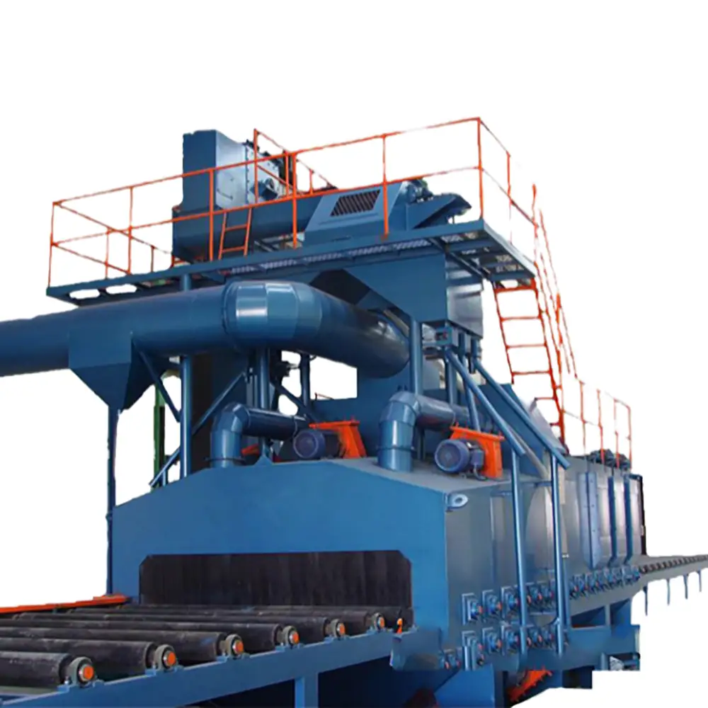 Soar Automatic Steel Shot Blasting Machine Motor Gearbox Engine Dust Collector