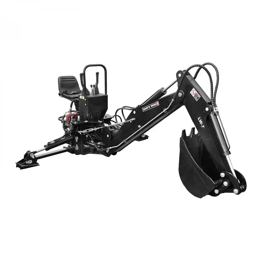 WTLW Backhoe, 3 Point Backhoe with Thumb Excavator, Tractor Backhoe Excavator